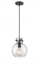 Innovations Lighting 410-1PS-BK-G410-8SDY - Newton Sphere - 1 Light - 8 inch - Matte Black - Cord hung - Mini Pendant