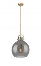 Innovations Lighting 410-1SL-BB-G410-14SM - Newton Sphere - 1 Light - 14 inch - Brushed Brass - Pendant