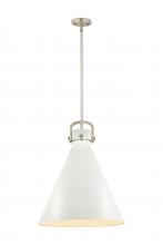 Innovations Lighting 410-1SL-SN-M411-18W - Newton Cone - 1 Light - 18 inch - Satin Nickel - Multi Pendant