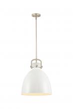 Innovations Lighting 410-1SL-SN-M412-14W - Newton Sphere - 1 Light - 14 inch - Satin Nickel - Multi Pendant