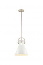 Innovations Lighting 410-1SM-SN-M411-10W - Newton Cone - 1 Light - 10 inch - Satin Nickel - Multi Pendant