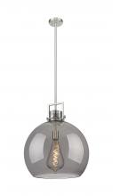  411-1SL-SN-G410-18SM - Newton Sphere - 1 Light - 18 inch - Satin Nickel - Pendant