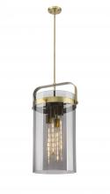 Innovations Lighting 413-4SL-BB-G413-4S-12SM - Pilaster - 4 Light - 12 inch - Brushed Brass - Pendant