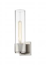 Innovations Lighting 428-1W-SN-G428-12CL - Bolivar - 1 Light - 5 inch - Satin Nickel - Sconce