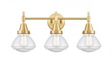 Innovations Lighting 447-3W-SG-G324 - Olean - 3 Light - 25 inch - Satin Gold - Bath Vanity Light