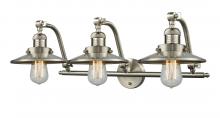 Innovations Lighting 515-3W-SN-M2 - Railroad - 3 Light - 28 inch - Brushed Satin Nickel - Bath Vanity Light