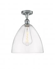 Innovations Lighting 516-1C-PC-GBD-122 - Bristol - 1 Light - 12 inch - Polished Chrome - Semi-Flush Mount