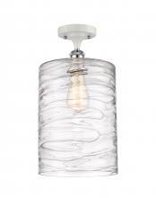 Innovations Lighting 516-1C-WPC-G1113-L - Cobbleskill - 1 Light - 9 inch - White Polished Chrome - Semi-Flush Mount