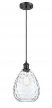 Innovations Lighting 516-1P-BK-G372 - Waverly - 1 Light - 8 inch - Matte Black - Cord hung - Mini Pendant