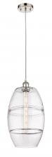 Innovations Lighting 516-1P-PN-G557-10CL - Vaz - 1 Light - 10 inch - Polished Nickel - Cord hung - Mini Pendant