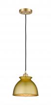 Innovations Lighting 516-1P-SG-M14-SG - Adirondack - 1 Light - 8 inch - Satin Gold - Cord hung - Mini Pendant