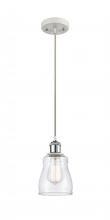 Innovations Lighting 516-1P-WPC-G392 - Ellery - 1 Light - 5 inch - White Polished Chrome - Cord hung - Mini Pendant