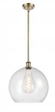 Innovations Lighting 516-1S-AB-G124-14 - Athens - 1 Light - 14 inch - Antique Brass - Pendant