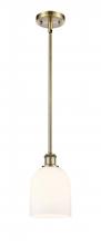 Innovations Lighting 516-1S-AB-G558-6GWH - Bella - 1 Light - 6 inch - Antique Brass - Mini Pendant