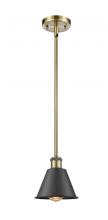 Innovations Lighting 516-1S-AB-M8-BK - Smithfield - 1 Light - 7 inch - Antique Brass - Mini Pendant