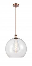 Innovations Lighting 516-1S-AC-G122-14 - Athens - 1 Light - 14 inch - Antique Copper - Pendant
