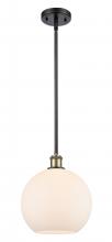 Innovations Lighting 516-1S-BAB-G121-10 - Athens - 1 Light - 10 inch - Black Antique Brass - Mini Pendant