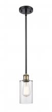 Innovations Lighting 516-1S-BAB-G802 - Clymer - 1 Light - 4 inch - Black Antique Brass - Mini Pendant