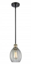 Innovations Lighting 516-1S-BAB-G82 - Eaton - 1 Light - 6 inch - Black Antique Brass - Mini Pendant