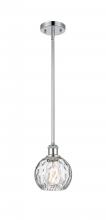 Innovations Lighting 516-1S-PC-G1215-6 - Athens Water Glass - 1 Light - 6 inch - Polished Chrome - Mini Pendant