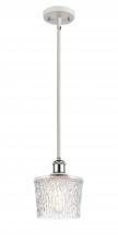 Innovations Lighting 516-1S-WPC-G402 - Niagara - 1 Light - 7 inch - White Polished Chrome - Mini Pendant