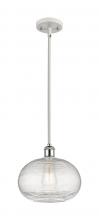 Innovations Lighting 516-1S-WPC-G555-10CL - Ithaca - 1 Light - 10 inch - White Polished Chrome - Mini Pendant