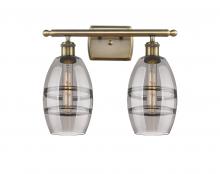 Innovations Lighting 516-2W-AB-G557-6SM - Vaz - 2 Light - 16 inch - Antique Brass - Bath Vanity Light