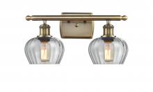 Innovations Lighting 516-2W-AB-G92 - Fenton - 2 Light - 17 inch - Antique Brass - Bath Vanity Light