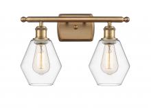 Innovations Lighting 516-2W-BB-G652-6 - Cindyrella - 2 Light - 16 inch - Brushed Brass - Bath Vanity Light