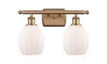 Innovations Lighting 516-2W-BB-G81 - Eaton - 2 Light - 16 inch - Brushed Brass - Bath Vanity Light