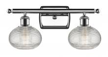 Innovations Lighting 516-2W-PC-G555-6CL - Ithaca - 2 Light - 16 inch - Polished Chrome - Bath Vanity Light