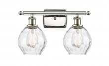 Innovations Lighting 516-2W-PN-G362 - Waverly - 2 Light - 16 inch - Polished Nickel - Bath Vanity Light