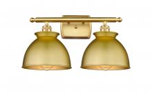 Innovations Lighting 516-2W-SG-M14-SG - Adirondack - 2 Light - 18 inch - Satin Gold - Bath Vanity Light