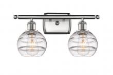 Innovations Lighting 516-2W-SN-G556-6CL - Rochester - 2 Light - 16 inch - Brushed Satin Nickel - Bath Vanity Light