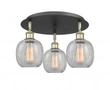 Innovations Lighting 516-3C-BAB-G105 - Belfast - 3 Light - 18 inch - Black Antique Brass - Flush Mount