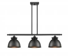 Innovations Lighting 516-3I-BK-M14-BK - Adirondack - 3 Light - 36 inch - Matte Black - Cord hung - Island Light