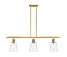  516-3I-SG-G392 - Ellery - 3 Light - 36 inch - Satin Gold - Cord hung - Island Light