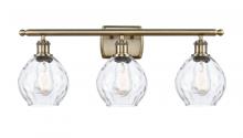  516-3W-AB-G362 - Waverly - 3 Light - 26 inch - Antique Brass - Bath Vanity Light