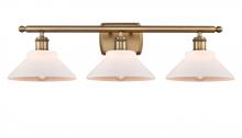 Innovations Lighting 516-3W-BB-G131 - Orwell - 3 Light - 28 inch - Brushed Brass - Bath Vanity Light