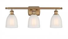 Innovations Lighting 516-3W-BB-G441 - Brookfield - 3 Light - 26 inch - Brushed Brass - Bath Vanity Light