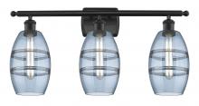 Innovations Lighting 516-3W-BK-G557-6BL - Vaz - 3 Light - 26 inch - Matte Black - Bath Vanity Light