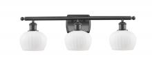 Innovations Lighting 516-3W-OB-G91-LED - Fenton - 3 Light - 27 inch - Oil Rubbed Bronze - Bath Vanity Light