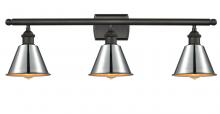 Innovations Lighting 516-3W-OB-M8-PC - Smithfield - 3 Light - 27 inch - Oil Rubbed Bronze - Bath Vanity Light