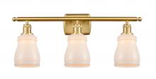  516-3W-SG-G391 - Ellery - 3 Light - 25 inch - Satin Gold - Bath Vanity Light