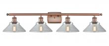 Innovations Lighting 516-4W-AC-G132 - Orwell - 4 Light - 38 inch - Antique Copper - Bath Vanity Light