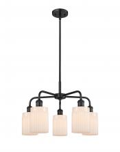 Innovations Lighting 516-5CR-BK-G341 - Hadley - 5 Light - 23 inch - Matte Black - Chandelier