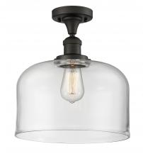 Innovations Lighting 517-1CH-OB-G72-L - Bell - 1 Light - 12 inch - Oil Rubbed Bronze - Semi-Flush Mount