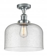 Innovations Lighting 517-1CH-PC-G74-L - Bell - 1 Light - 12 inch - Polished Chrome - Semi-Flush Mount