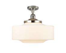 Innovations Lighting 517-1CH-PN-G691-16 - Bridgeton - 1 Light - 12 inch - Polished Nickel - Semi-Flush Mount