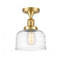 Innovations Lighting 517-1CH-SG-G713 - Bell - 1 Light - 8 inch - Satin Gold - Semi-Flush Mount